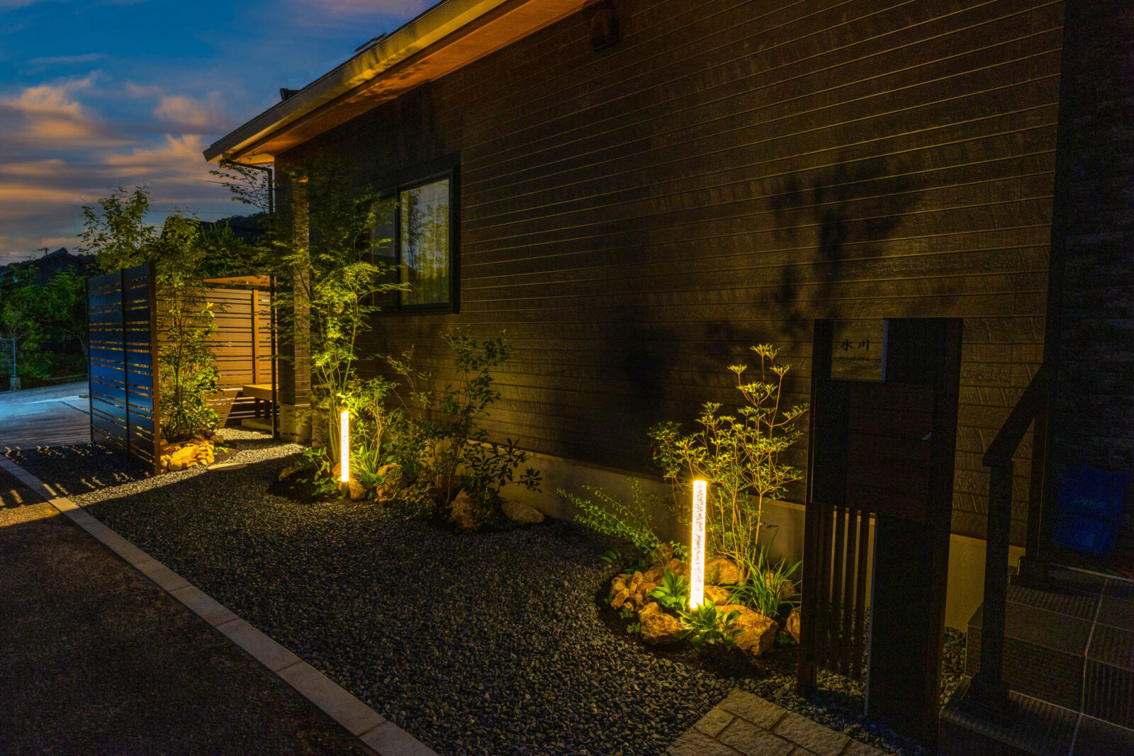 エクステリア施工事例「[外構・エクステリア] 住まいを引き立てる和モダンエクステリア｜岡山県倉敷市」（2）