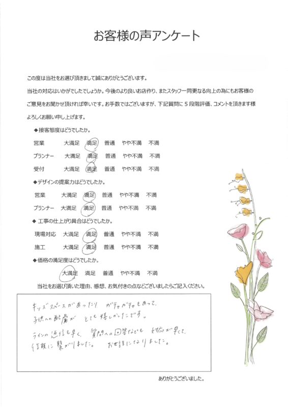 お世話になりました。